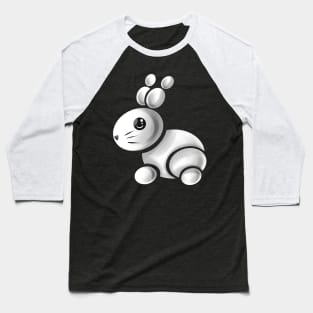 A Easter Bunny formed out of Single Easter Eggs Baseball T-Shirt